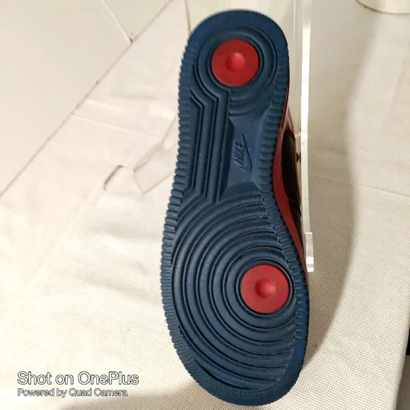 Nike Air Force 1 '07 Low Layers of Love Gym Red Burgundy Crush Men's EUC - Picture 9 of 13